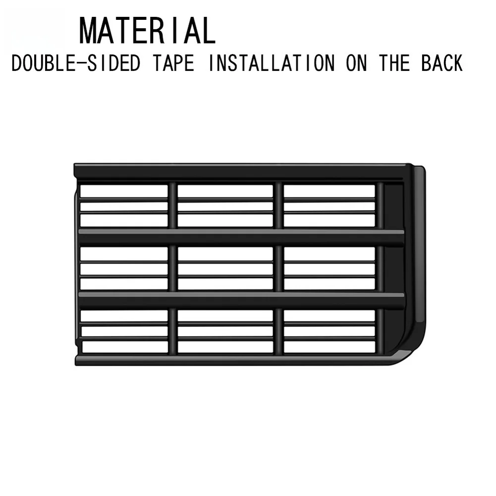 

Front Bumper Lower Grille Mesh Guard for For SUZUKI For HUSTLER 2020 Car ABS Plastic Protective Cover Black Finish