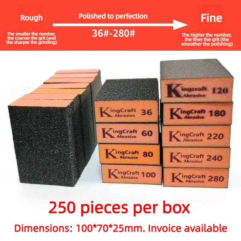 Kleanest Sanding Block Sanding Block Sponge Abrasive 36 To 120 Grit Wet Dry For Wood Tile Polishing view 2