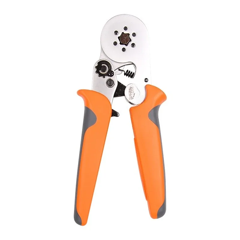 

Small European Tubular Insulated Crimping Pliers Needle Cold Pressing Terminal Crimping Pliers 4/6 Side Type Hand Tools
