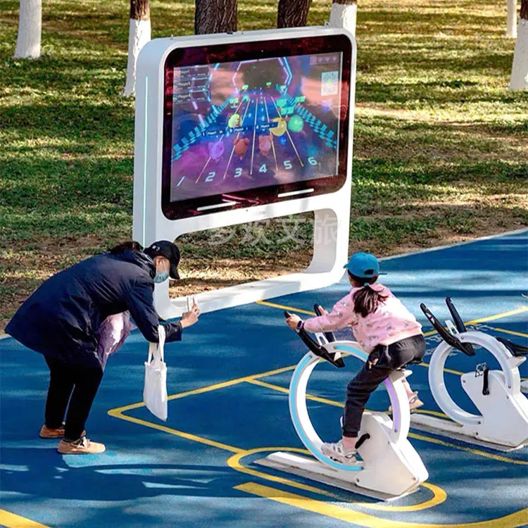 Customizable Factory Intelligent AI Luminous Riding Dynamic Bicycle Park Playground Exercise Facilities