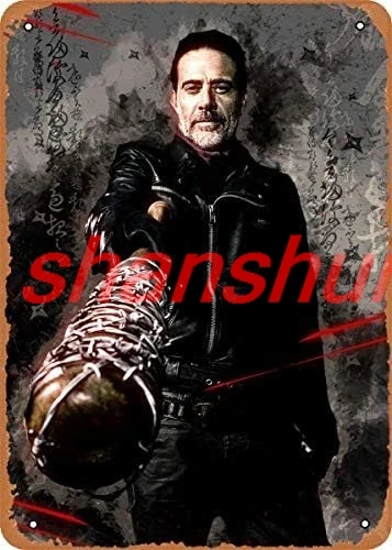 Classic Arcade Game Movies Negan Art Movies Wall Art Decor Metal Sign 8 X 12 Inches ADS