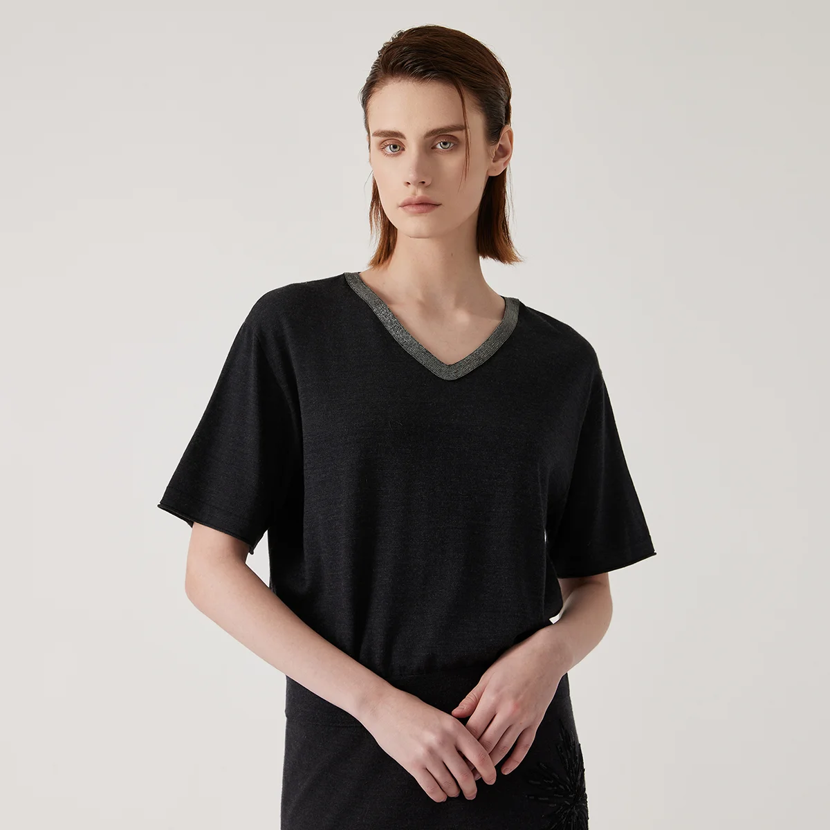 

BC1070 Women's Summer Sweater, Wool, Silk Ladies Clothing,Soft, Comfortable, Fashionable Women's Wardrobe Essential