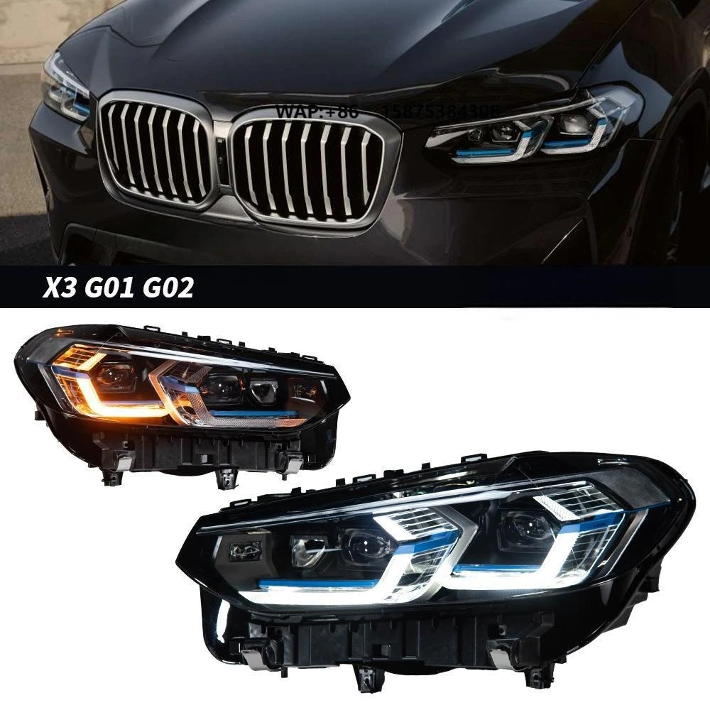 Auto Part Lighting System for X3 G01 G08 2018-2021 Upgrade to New Style Full LED Front Lamp Assembly