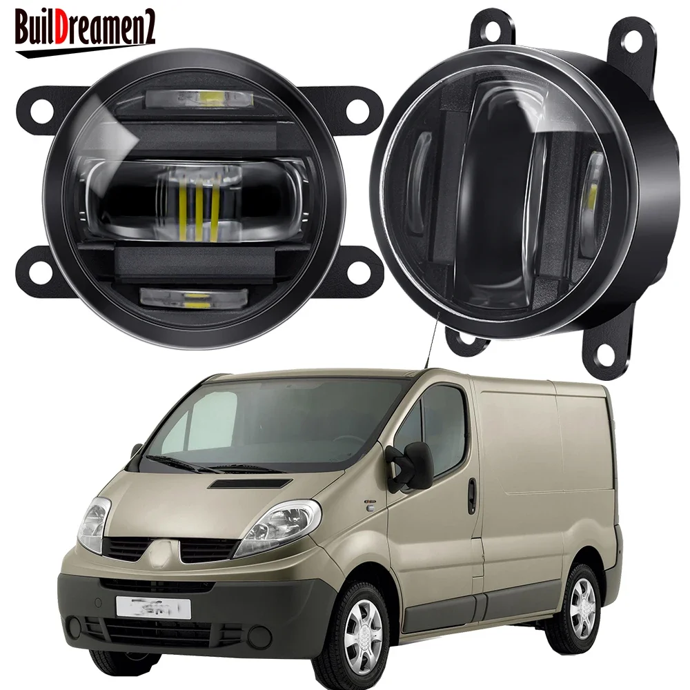 

2IN1 LED Fog Light Assembly with DRL Car Fog Daytime Running Lamp For Renault Trafic 2.5L L4 Diesel Turbocharged 2003-2006
