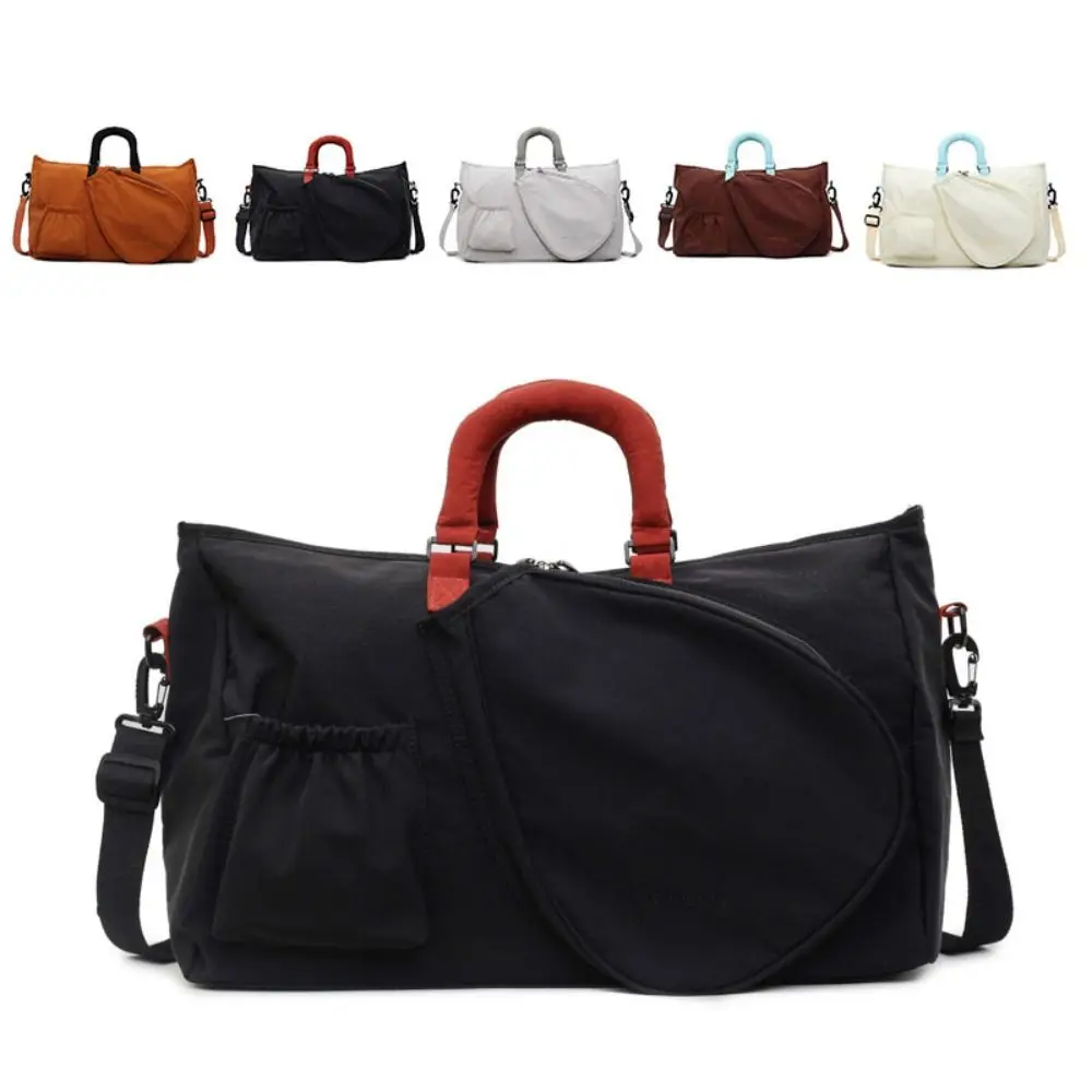 Professional Large Capacity Badminton Rackets Bag Multifunctional Dry Wet Separation Sports Shoulder Bag Durable Trip Tote Bag