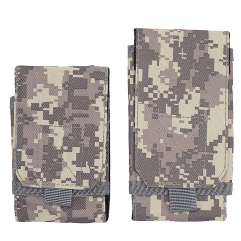 Outdoor Camouflage Bag Army Phone Holder Sport Waist Belt Case Waterproof Nylon Sport Camo Bags