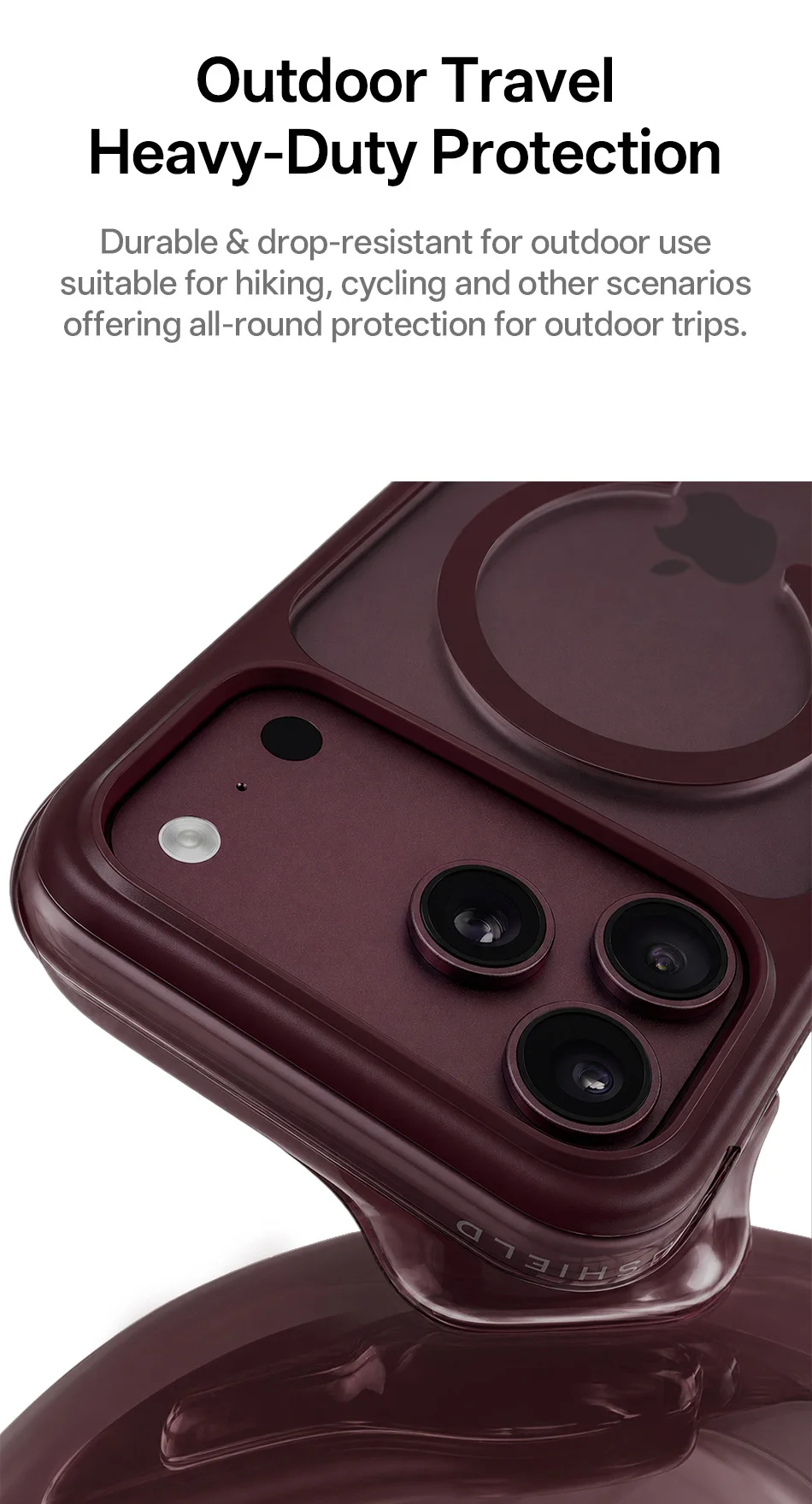 WiWU Airbag Handyhülle für iPhone 18 Pro Max 18 Pro Sturzsichere Schutzhülle für iPhone 17 Pro Max 17 Pro – Detail 6