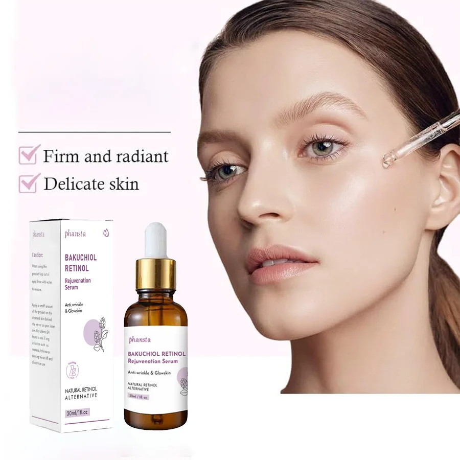 Bakuchiol Retinol Rejuvenation Serum Essence for Repairing Dull and Firm Skin Bridesmaid Gift Wedding Gifts for Guests