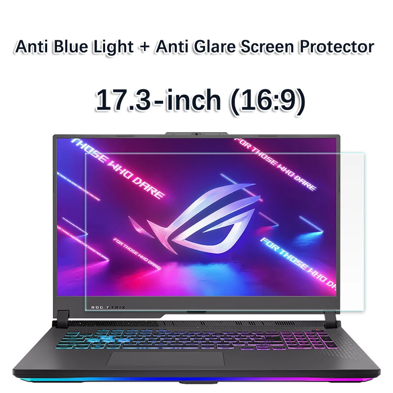 2X Ultra Clear/Anti-Glare/Anti Blue-Ray Screen Protector for ASUS ROG Strix SCAR 17 X3D (2023) G733 G733PYV G733PZV 17.3