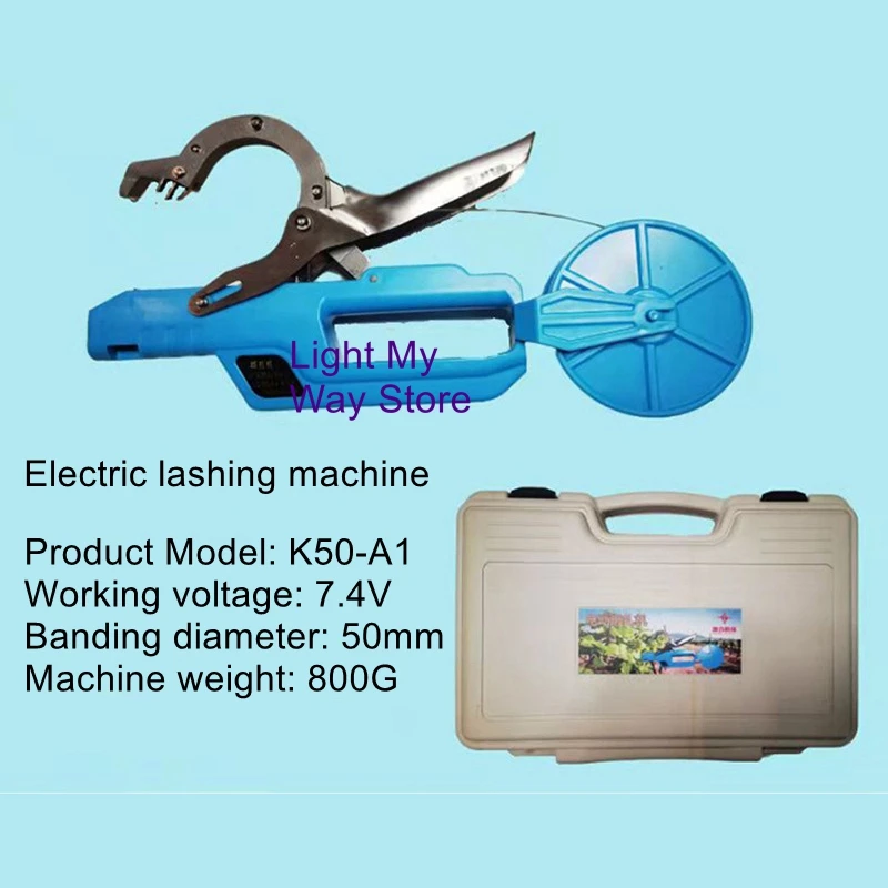 

Plant Tying Tapetool Packing Vegetable Stem Strapping Tapener Machine Electric Tying Machine Tools for Plant Vegetable