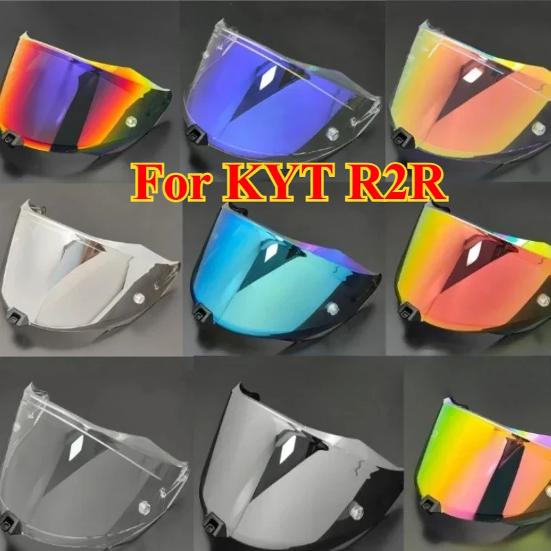 Motorcycle Helmet Visor for KYT R2R Replace Anti-UV Dustproof Helmet Lens Helmet Accessories Sunglasses