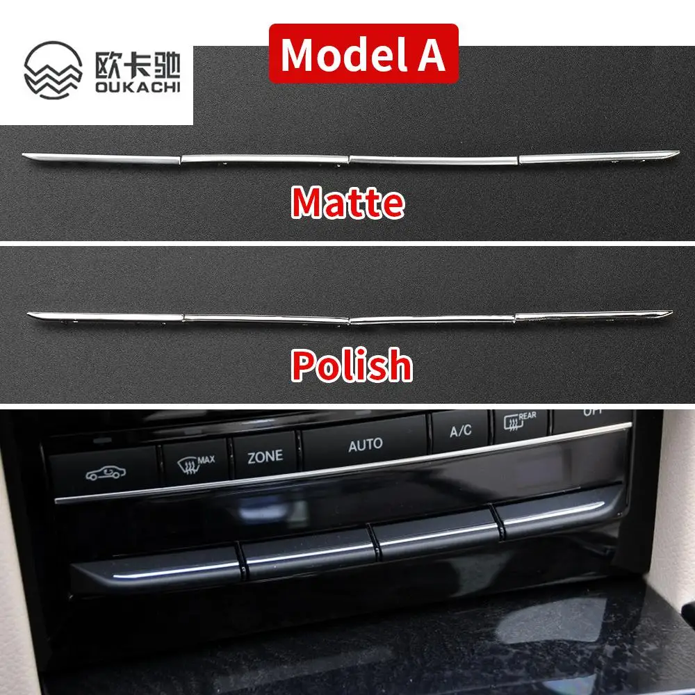 

Car Interior Console Air Conditioning Buttons Decoration Trim For Mercedes Benz E Class W212 18-15 AUTO Accessories Light Matte