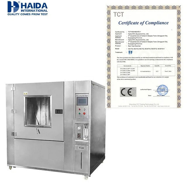 IPX9K High Temperature & Pressure Water Spraying Test Chamber Environmental   Water-proof  For Electronics