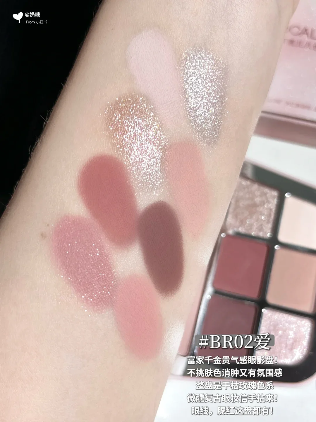 لوحة ظلال عيون مكونة من 8 ألوان من فوكالور 2025 وصلت حديثًا بألوان الأرض من الساتان متعدد الألوان غير لامع مكياج يدوم طويلاً 9.6 جرام #3