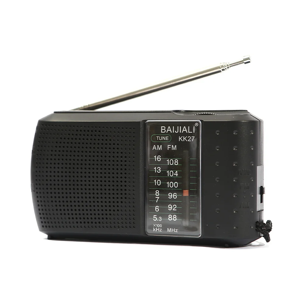 KK27 AM FM Radio Portable Pocket Radio Best Reception Battery Operated Radio For Emergency Hurricane Walking