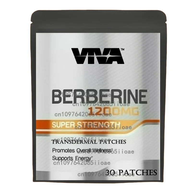 

30 Patches Berberine Transdermal Patches with Ceylon Cinnamon,Turmeric Support Immune System