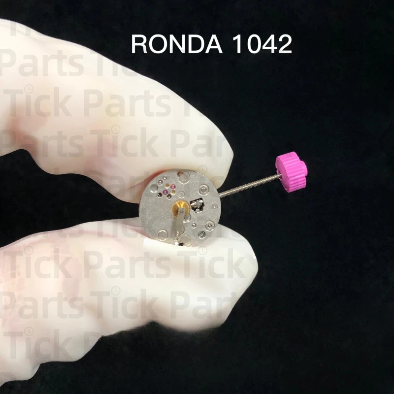 RONDA 1042 Movement New Original Swiss Gold Far East White Quartz Movement Watch Mouvement Accessories