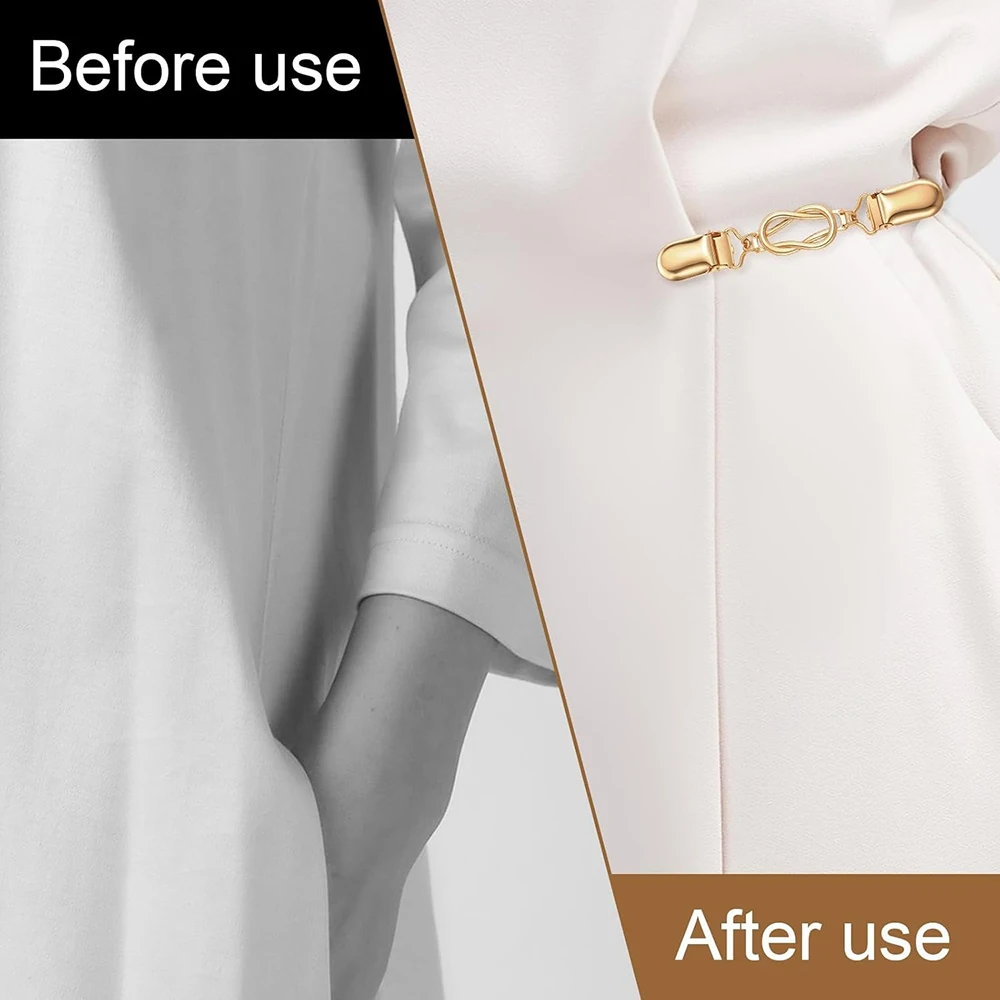 1 قطعة مقاطع سترة للأزرار خمر الظهر Cinch مشد للخصر قميص كليب للنساء الملابس شال سترة فساتين المشدود