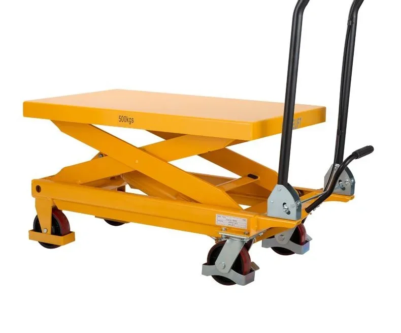 

# Hydraulic Lifting Hand Forklift Manual Hand-cranked Platform Truck Mobile Mold Lifting Forklift Handling