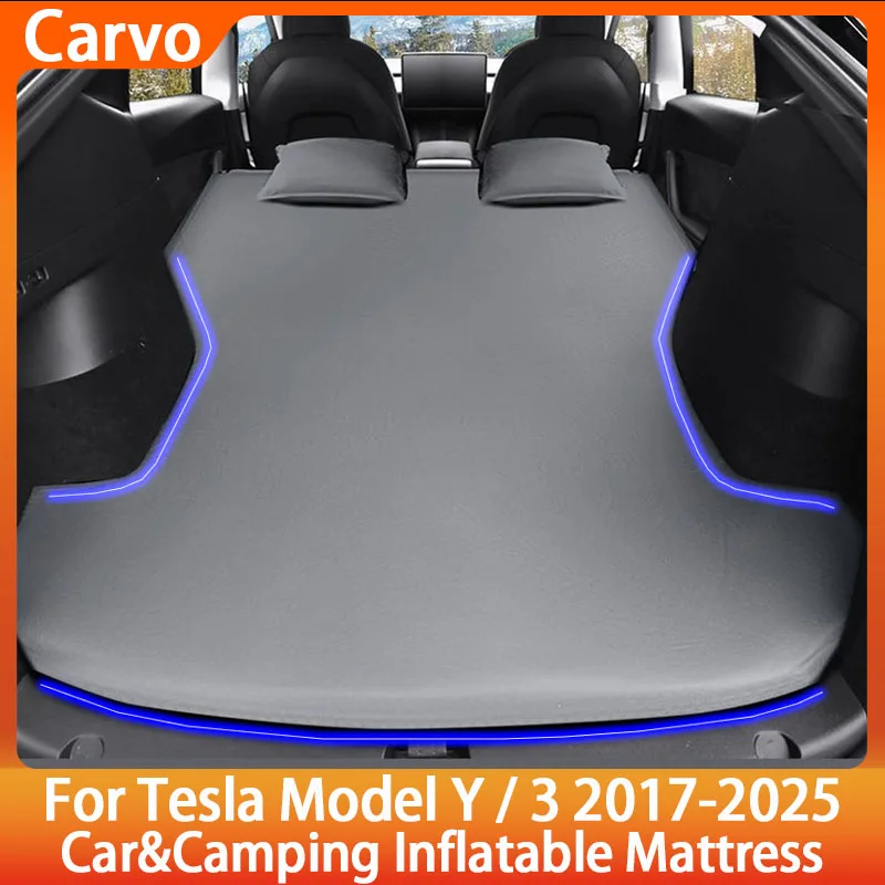 

Для нового Tesla Model Y Model3 2017-2025 всех моделей надувной надувной матрас для кемпинга надувная замшевая ткань автомобильная дорожная кровать