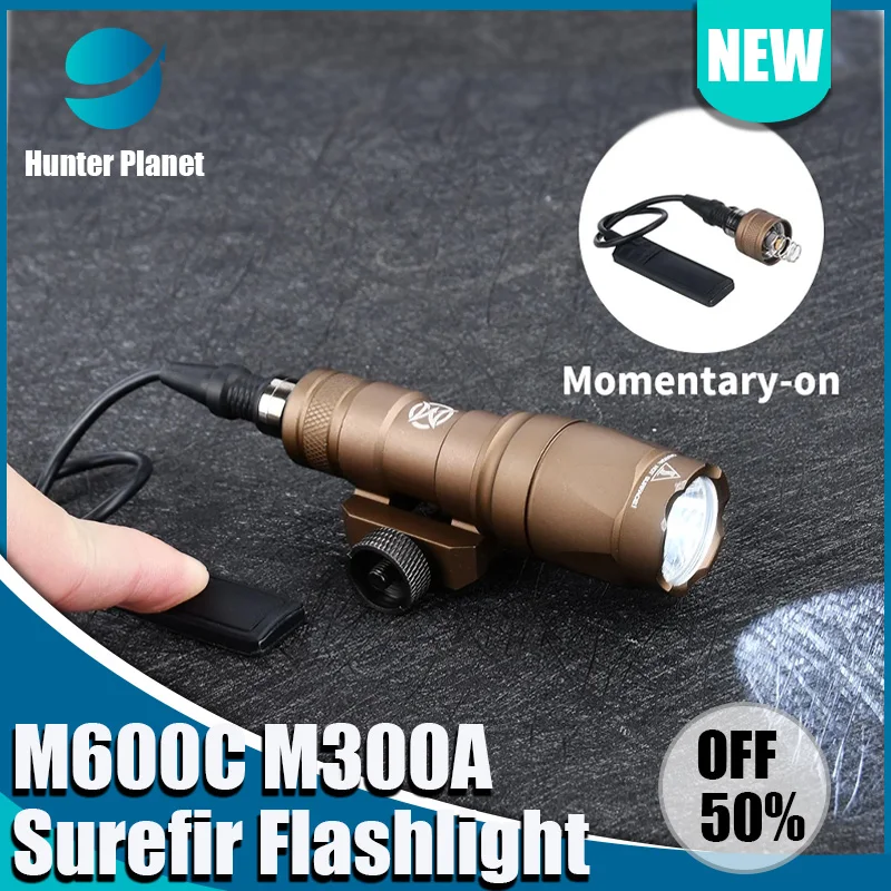 

Tactical SF M600 M600B M600C M300 Weapon Gun Light Lanterna Rifle Flashlight Pistol Scout Light Torch Hunting Picatinny Rail