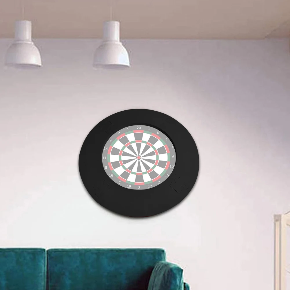 EVA Dartboard Surround Jigsaw Ring Design Dart Board Ring Lightweight Splicing Dart Board Wall Protector Dartboard Wall Surround