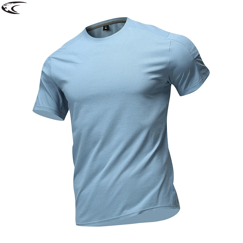

LNGXO Men's Short Sleeve Tee Lightweight Quick Dry Stretch T-Shirt Men Camping Mountaineering Running Fitness Sports T-Shirts