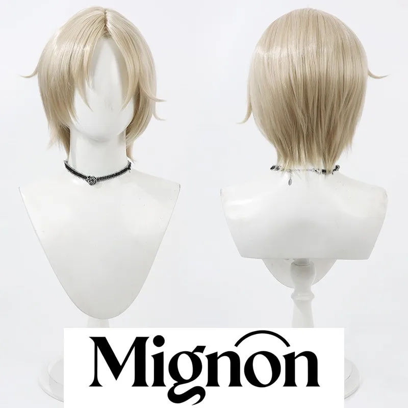 Identity V Nieuwe Survivor Grave Keeper Andrew Kreiss cosplay pruik beige hoofdhuid Halloween cadeau