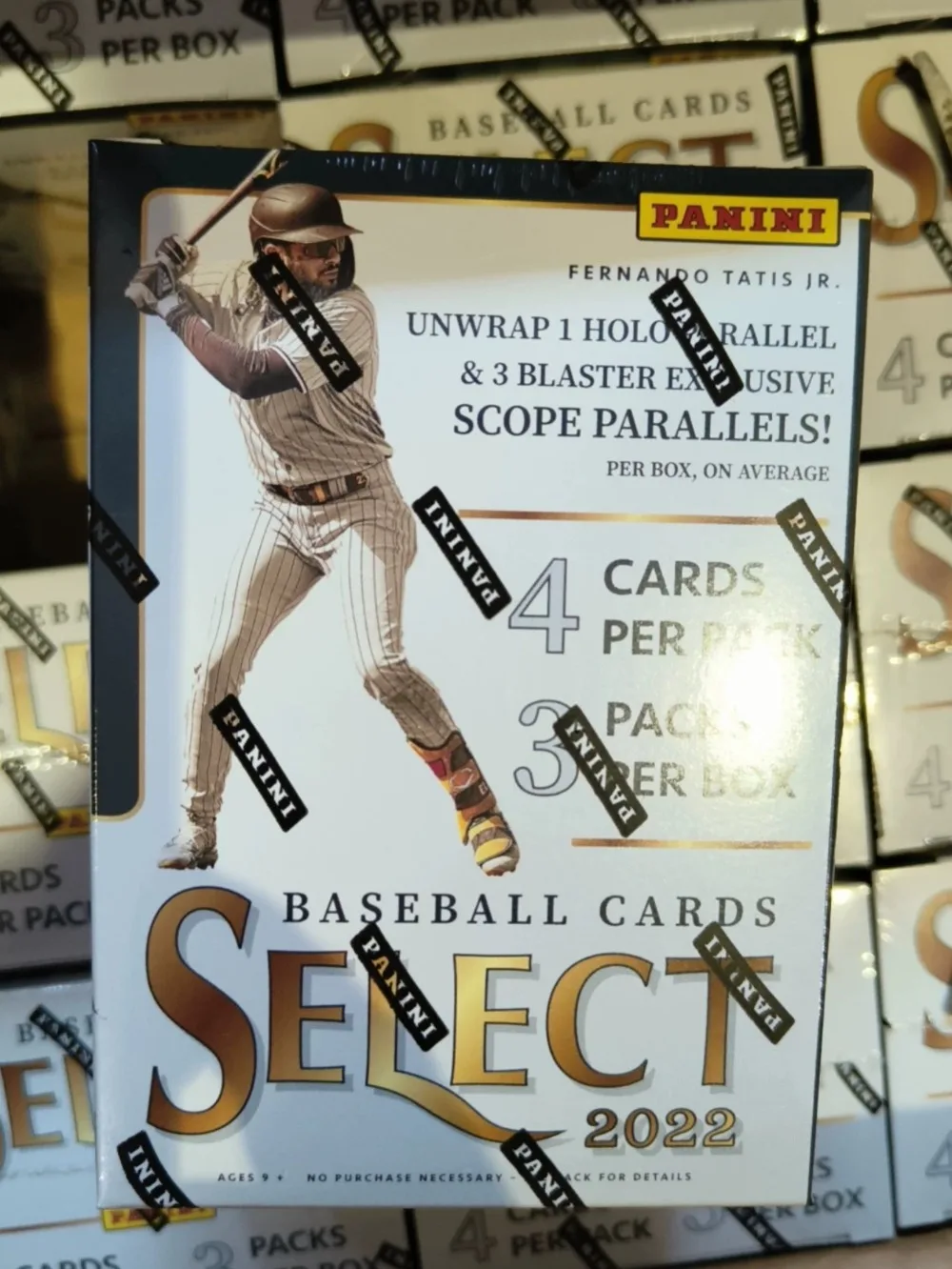 Panini Official 2022 Select Sports Athlete Baseball Blaster Sealed Box Exclusive Scope Holo Parallel Rare Hobby Fan Collectible