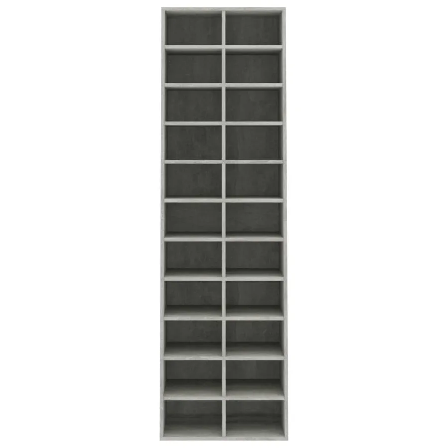 신발장 콘크리트 회색 21.3x13.4x72 엔지니어링 목재