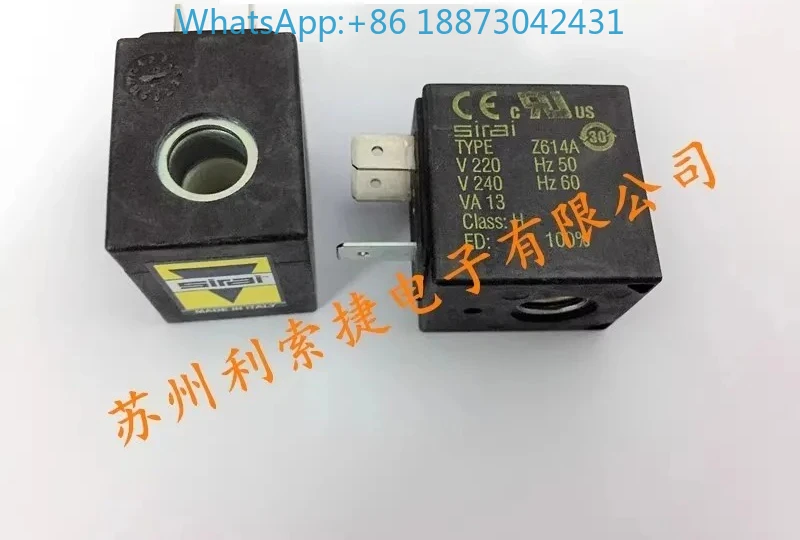 

Z614A Итальянская катушка электромагнитного клапана SIRAI AC220V (1 шт.)