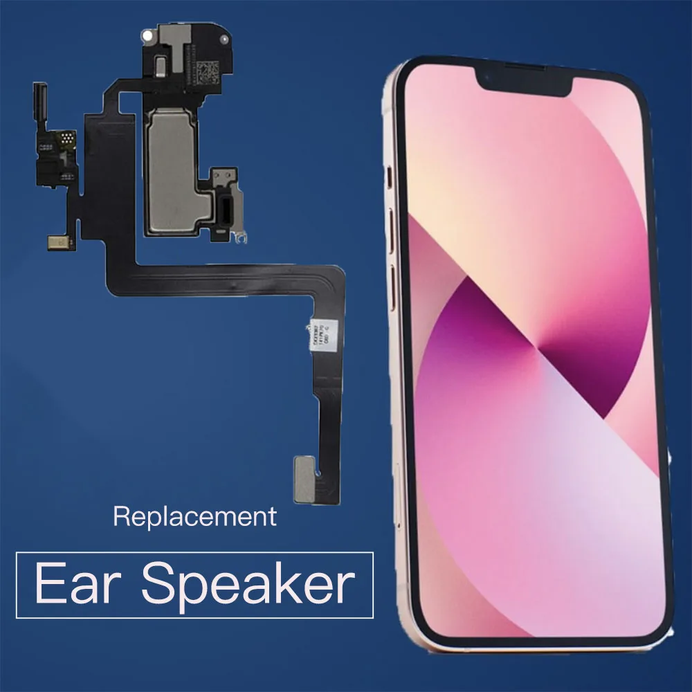 Ear Speaker Replacement For iPhone X XR XS 11 Pro Max Upper Earpiece With Flex Cable NO Face ID