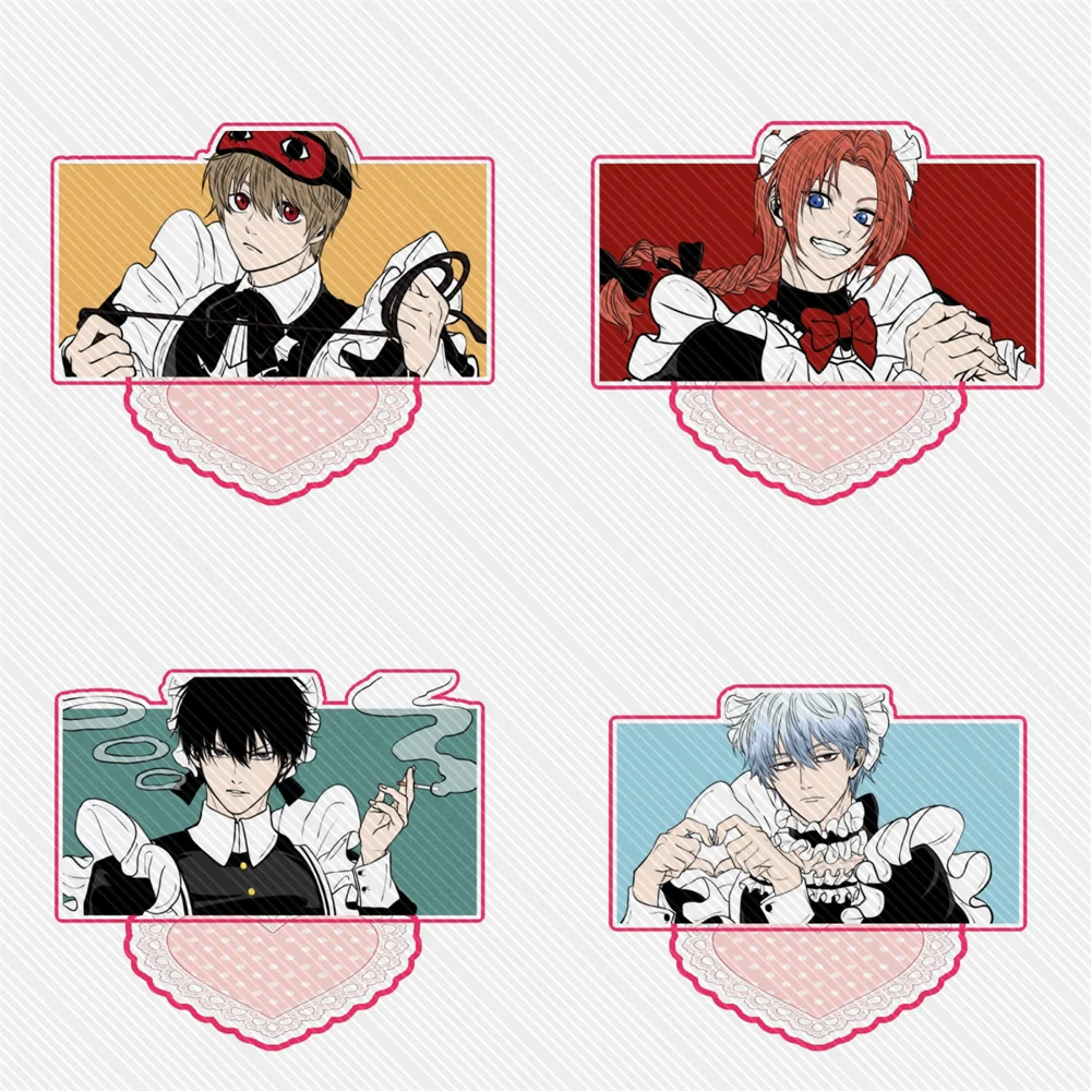 15CM Anime  Gintama Acrylic Keychain Model Cosplay Charm Characters Ornament Accessories Goods Collection Gifts