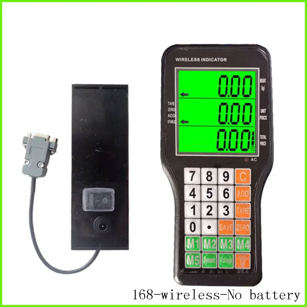 Electronic scale accessories Electronic scale head display LCD wireless pricing weight meter   No battery