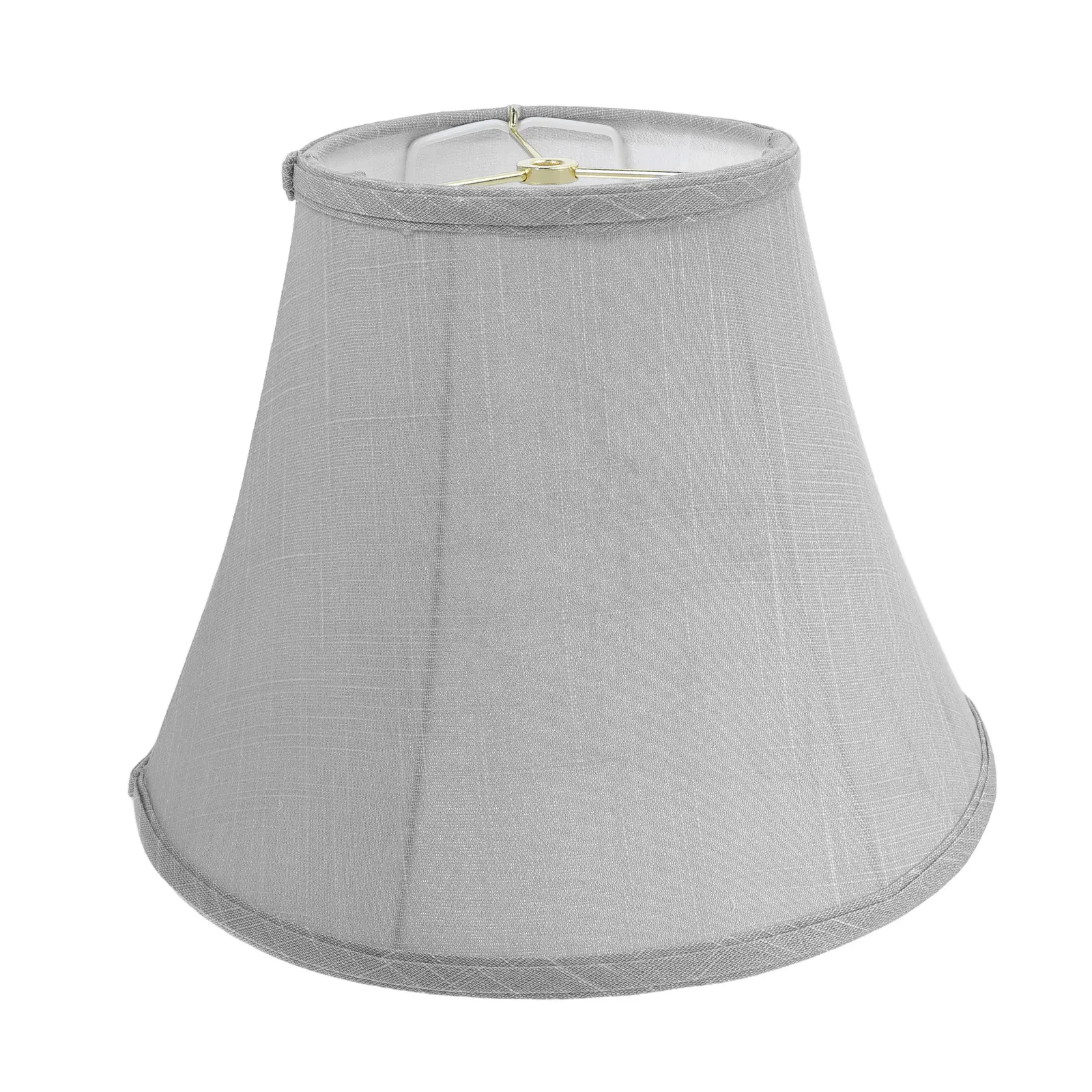 

Foldable Linen Bell Lampshade 13x9x7 Classic Tapered Design for Bedroom Living Room Kitchen Table Floor Light Decorative