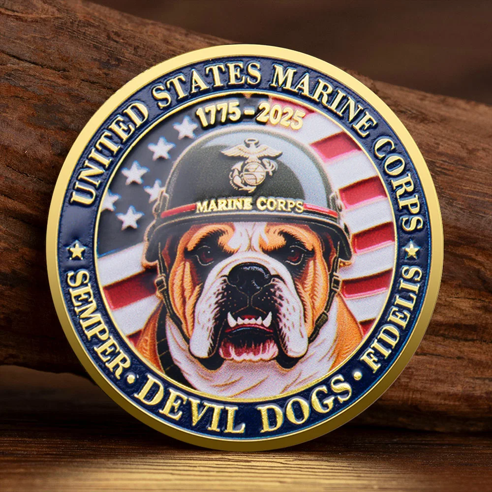 The 250th Anniversary Commemorative Coin of The United States Military Marine Corps Souvenir Coin