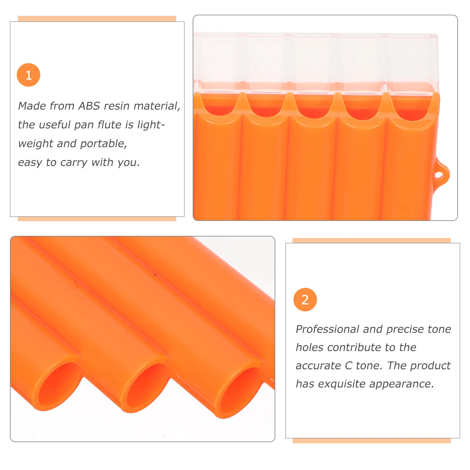 

1 set 1 Set 16-Pan C Key Pan Flute Lightweight Portable Beginner Musical Instrument For Kids School Use Educational National