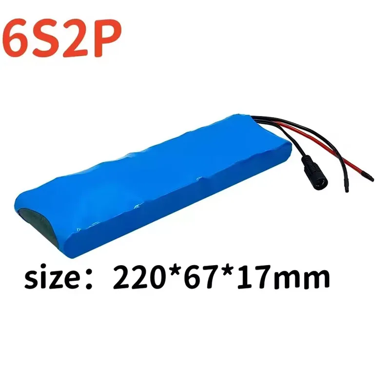 Batterie Lithium-ion 6s2p, Adaptée Aux Batteries De Vélo Et De Scooter, 24V, 18650 MAh, 25,2 V, 13,8 Ah, 13800 Nouveau