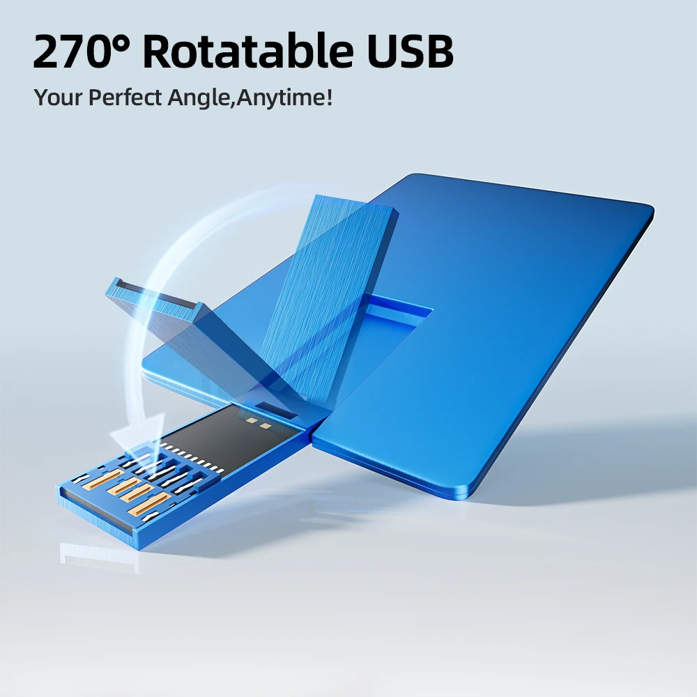 USB3.0 Metal Card USB 3.0 Flash Drive Memory Stick Pen Drive 128GB 64GB 32GB Rose Golden Blue Storage Device Pendrive 16GB 8GB