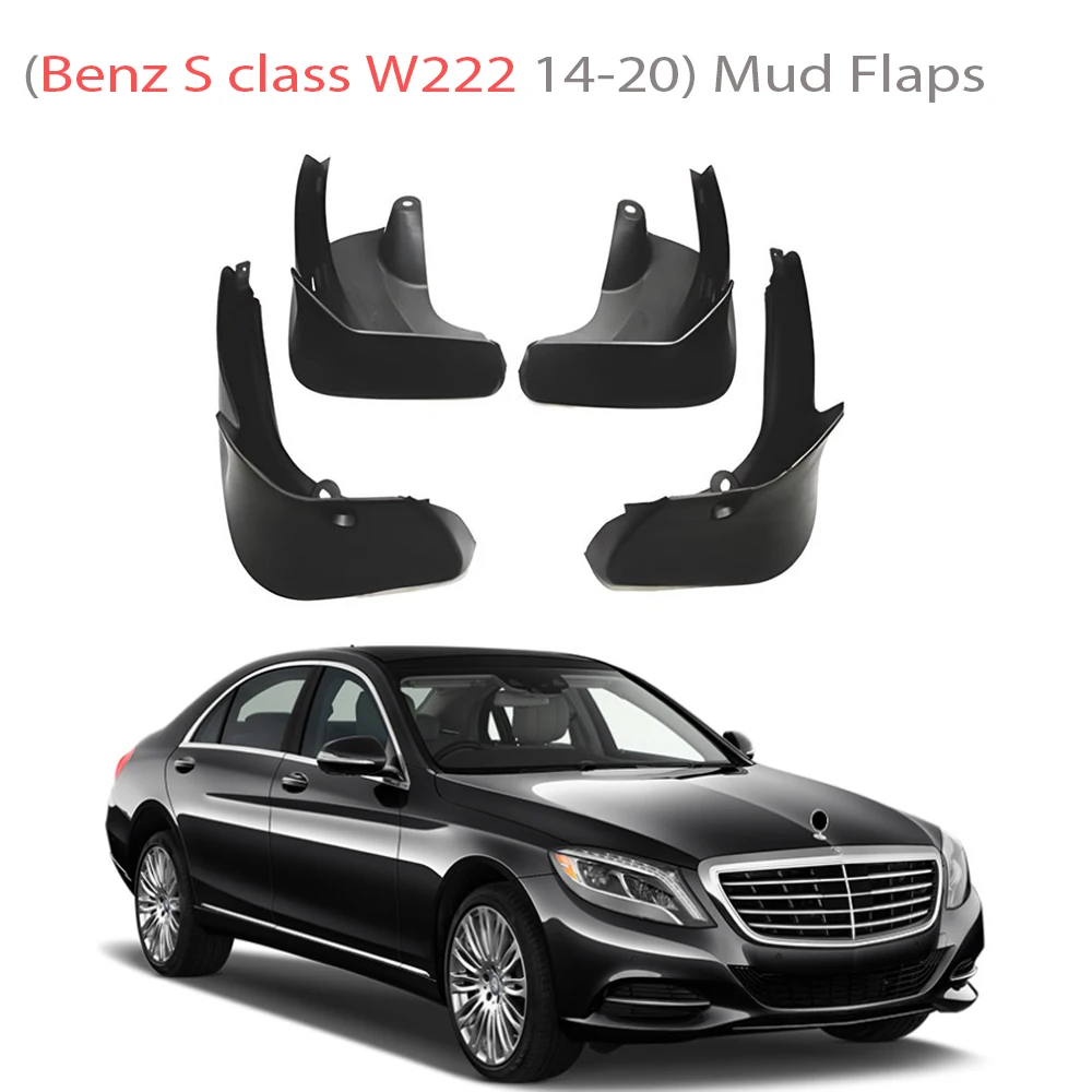 

Для Mercedes Benz S class W222 S400 S450 S350 S500 брызговик на крыло брызговики автомобильные аксессуары 4 шт.