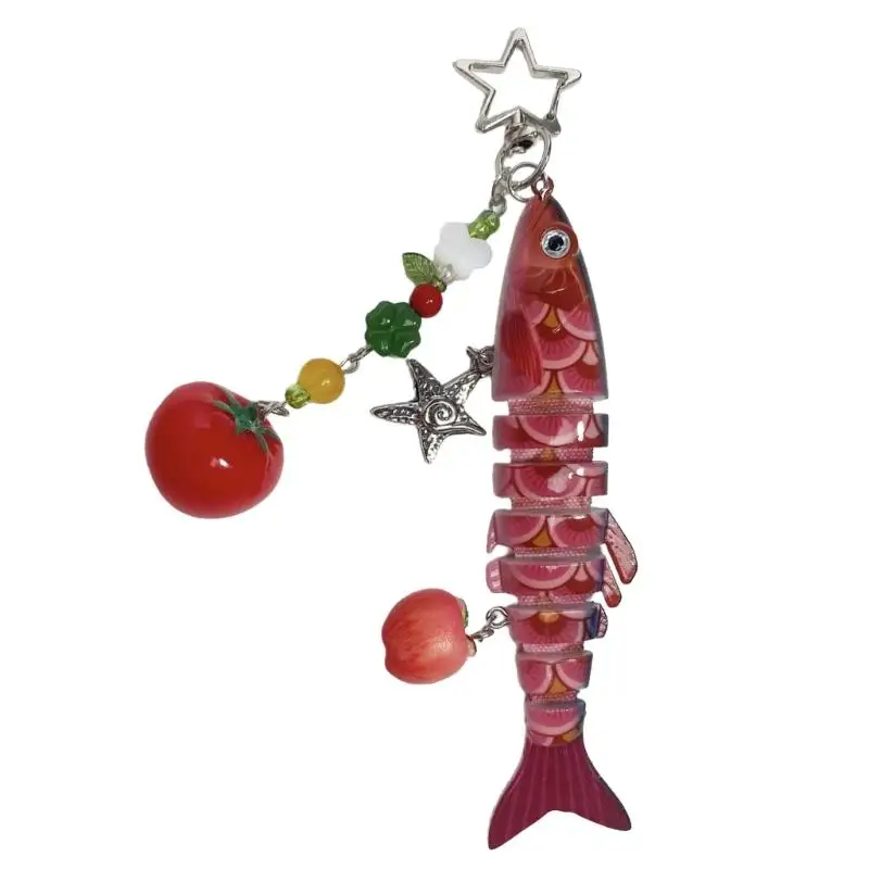 A52E Beweglicher Miniatur-Fischschlüsselaufsatz aus wasserdichtem Material für den Außenbereich – Detail 4