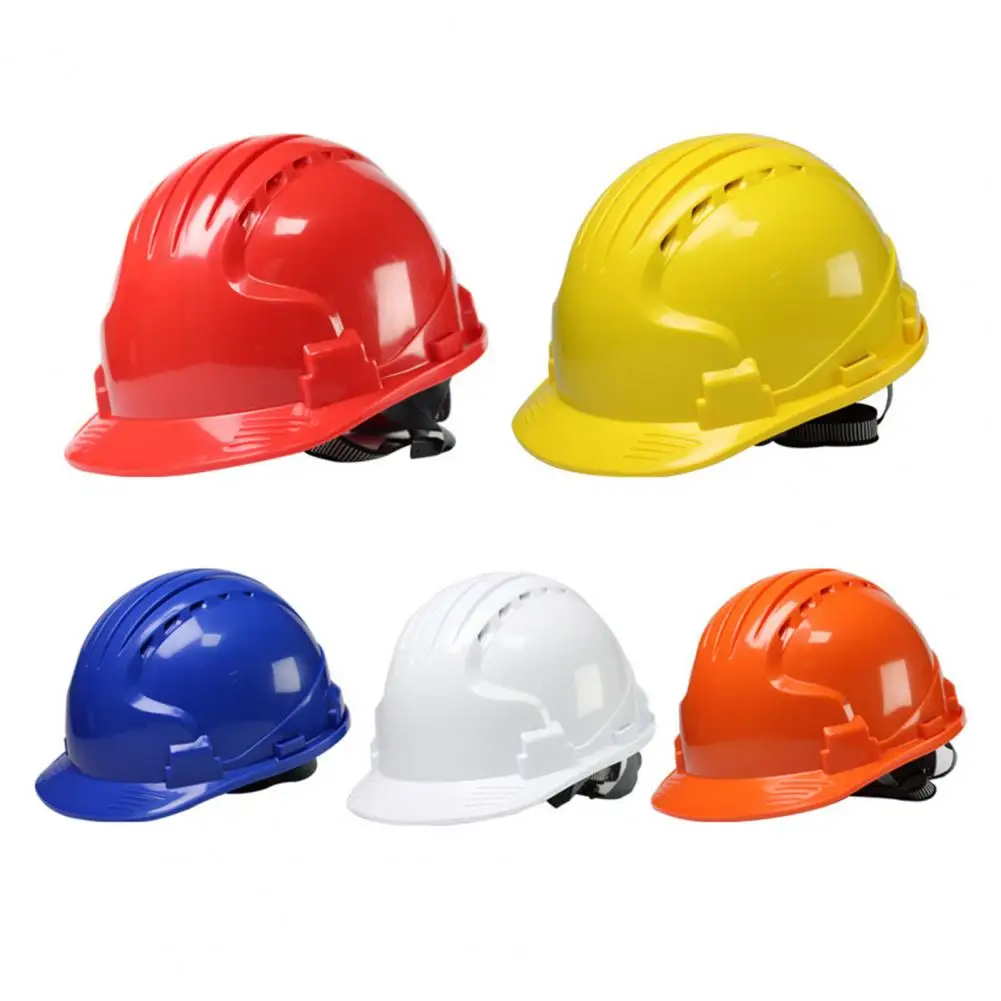 

Мужской строительный защитный шлем, регулируемый 6-точечный вентилируемый шлем с трещоткой, промышленная рабочая шапка, защитная шапка для головы