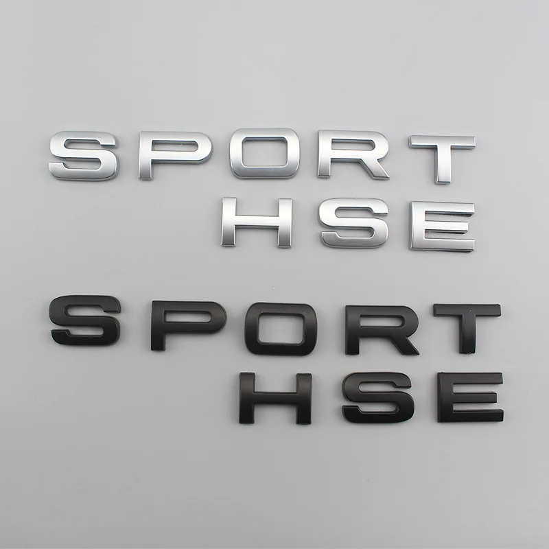 

Sport HSE Letters Emblem Car Sticker Rear Trunk Tailgate Nameplate Decal Car Decoration Accessories For Range Rover