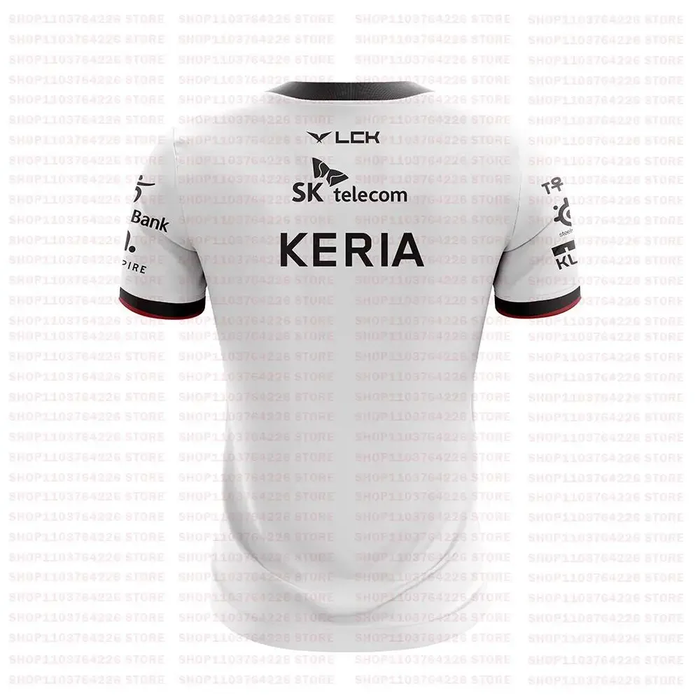 Men's uniform sweater LOL S14 FAKER,  SKT T1, electronic sports T-shirt 3D sports game T-shirt, children's short sleeved T-shirt image 4