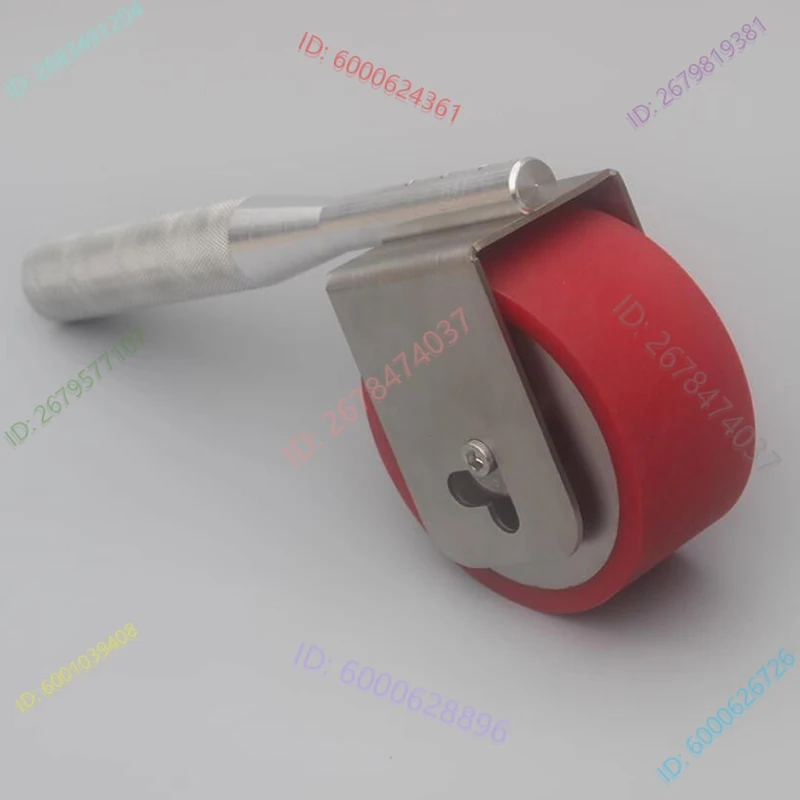 

2kg standard manual rolling roller tape holding force and viscosity testing machine pressure roller hand push wheel engineering
