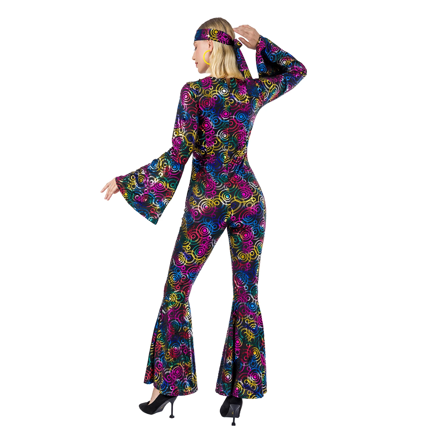 80S Vrouwen Kostuums Nieuwe Halloween Kostuum Partij Kleding Voor Volwassen Vrouwen Carnaval Gebreide Disco Danser Kostuums Plus Size