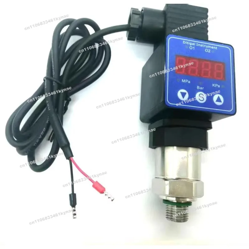 For Pressure Transmitter LED Display IP65 G1/4 12-36V 4-20mA 0.5% 0-600bar Optional 304 Stainless Steel Pressure Sensor