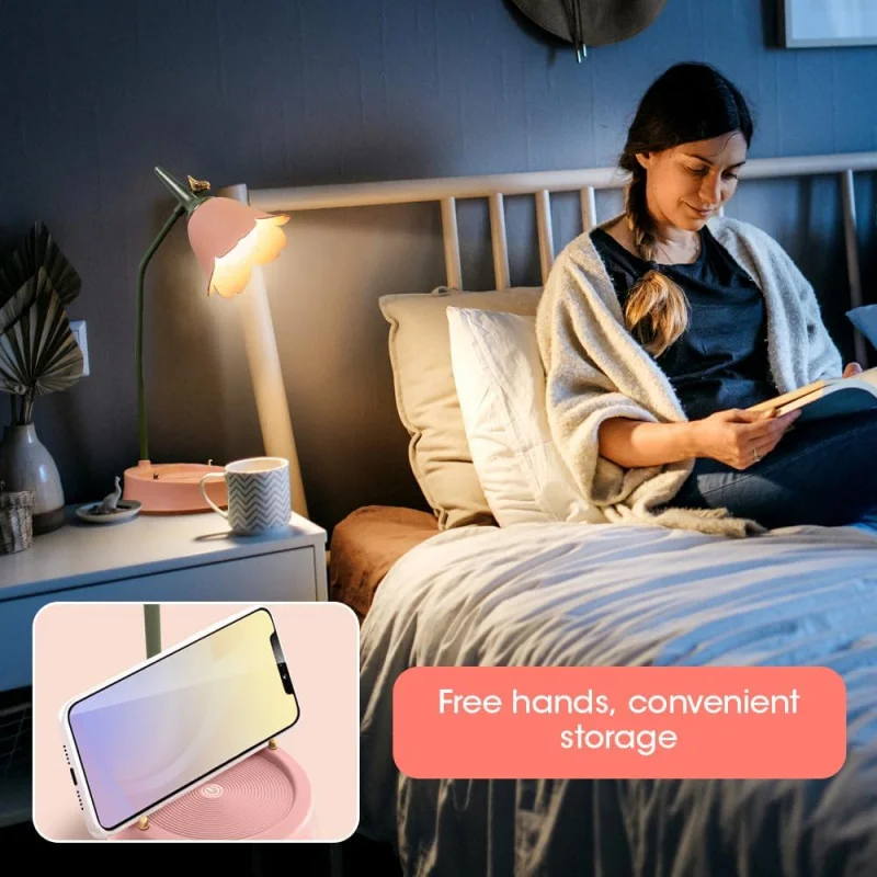 ForChildren DimmableLEDDesk3ColorTemperatures RechargeableBatteryLampWithTouchSensorAndFloor