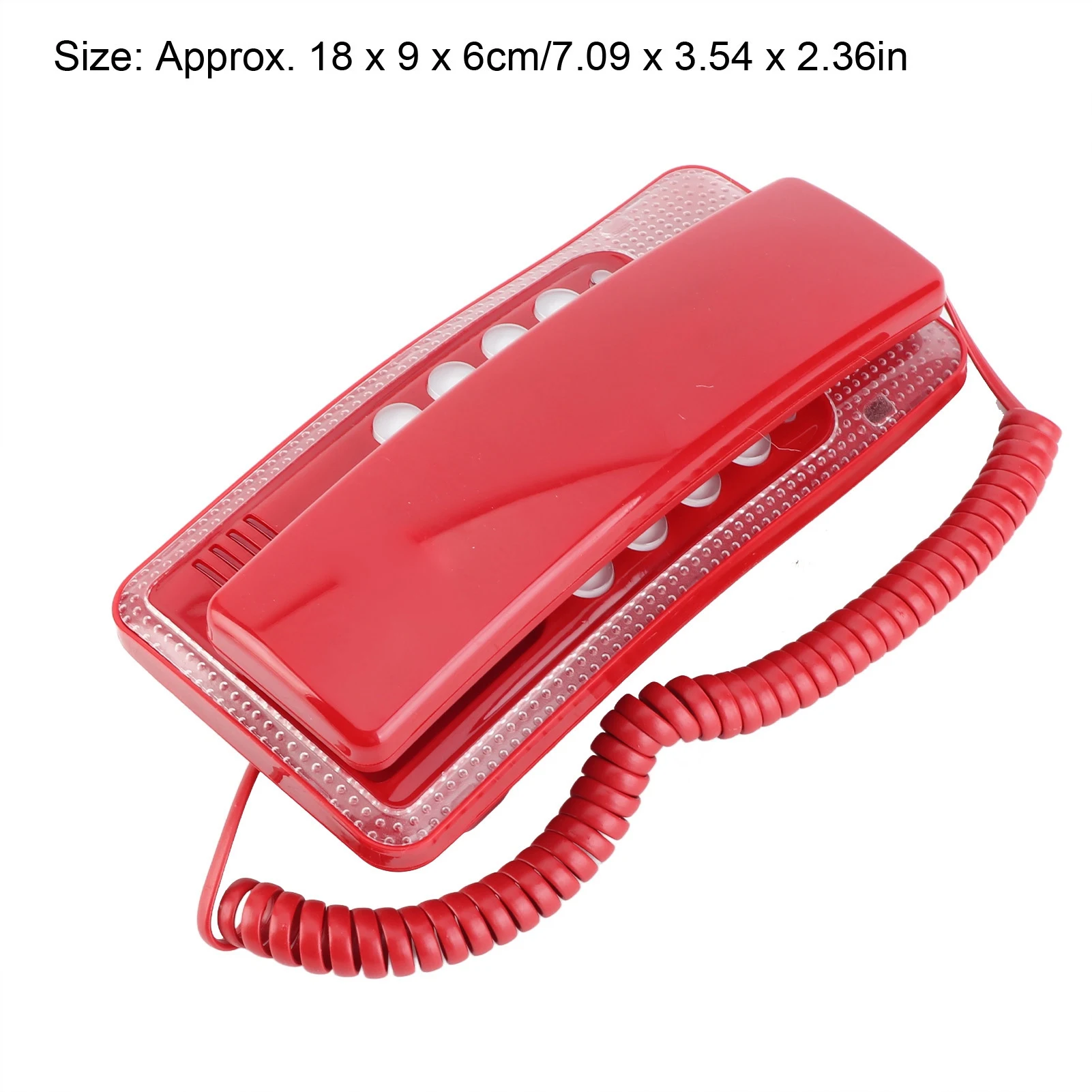 هاتف سطح المكتب الأرضي المنزلي مثبت على الحائط ، تمديد الهاتف ، بدون هوية المتصل ، مناسب للفندق ، العائلة ، المكتب