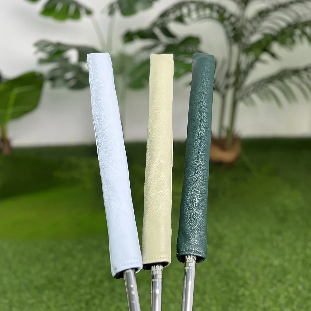 1pc Sense of Simplicity Golf Alignment Stick Cover Sticks Swing Training Cover PU Material Multiple Color Options Available